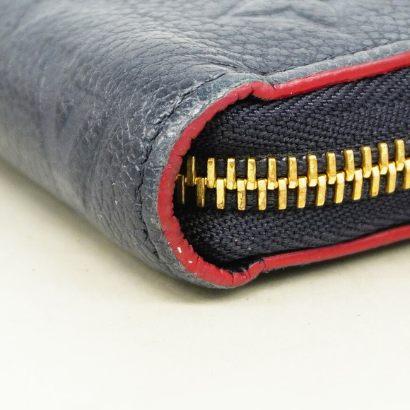 Louis Vuitton Long Wallet Monogram Empreinte Zippy M62121 Marine Rouge Ladies - Picture 6 of 12